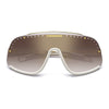 GOLD IVORY / 99-01-130 / GOLD MIRROR ON BURGUNDY SHADED