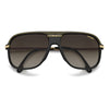 MATTE BLACK GOLD / 60-15-145 / BROWN SHADED