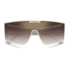 IVORY / 99-01-145 / GOLD MIRROR ON BURGUNDY SHADED