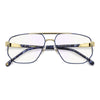 GOLD BLUE / 58-15-145 / BLUE MIRROR